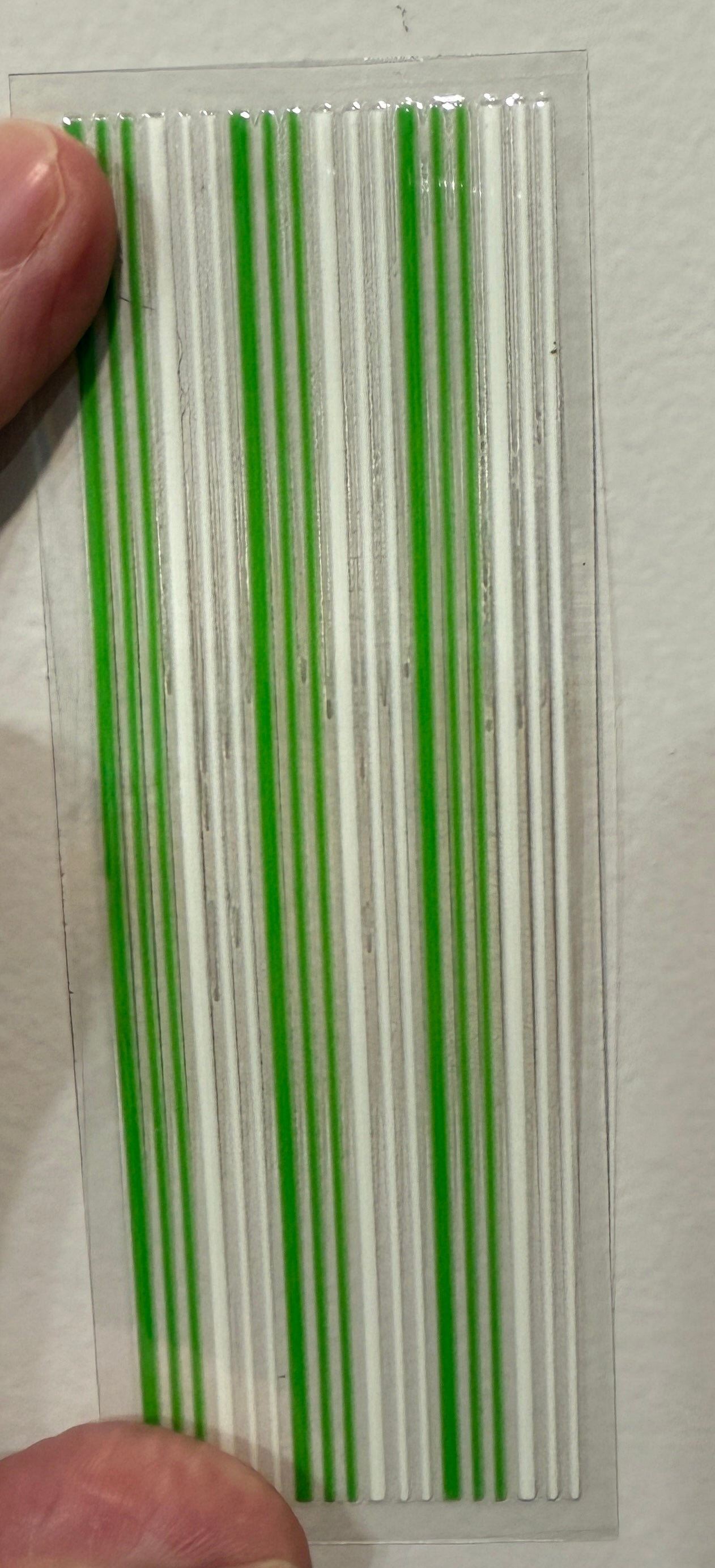 16P Peppermint Stripes UV DTF Pen Wrap