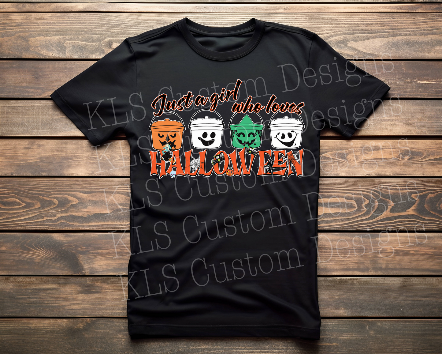 Just A Girl Who Loves Halloween Ready To Press DTF Print