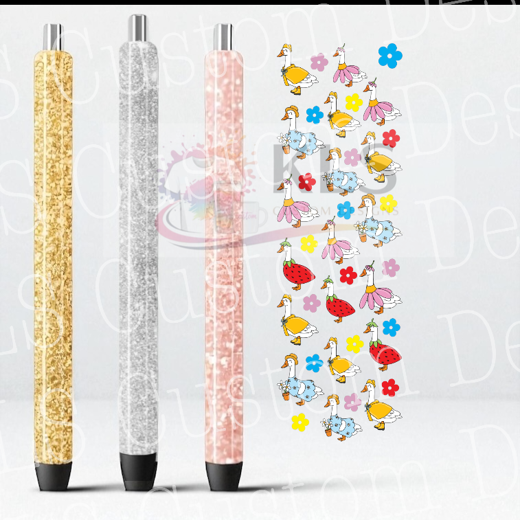 10G Spring Geese UV DTF Pen Wrap