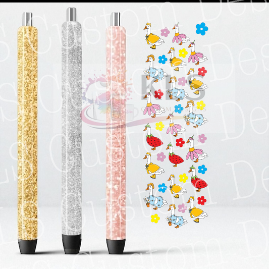 10G Spring Geese UV DTF Pen Wrap