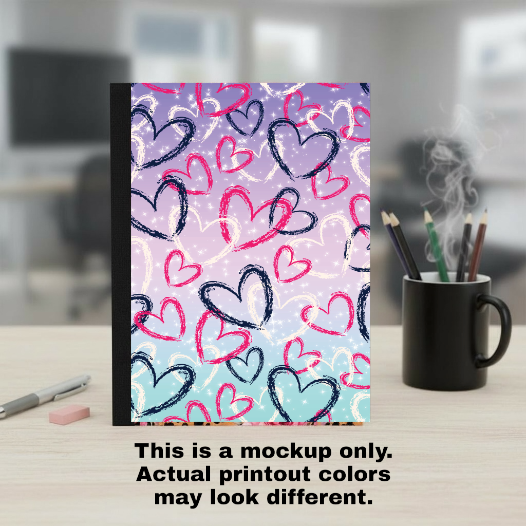 Composition Notebook Cover and Matching Back Permanent Vinyl