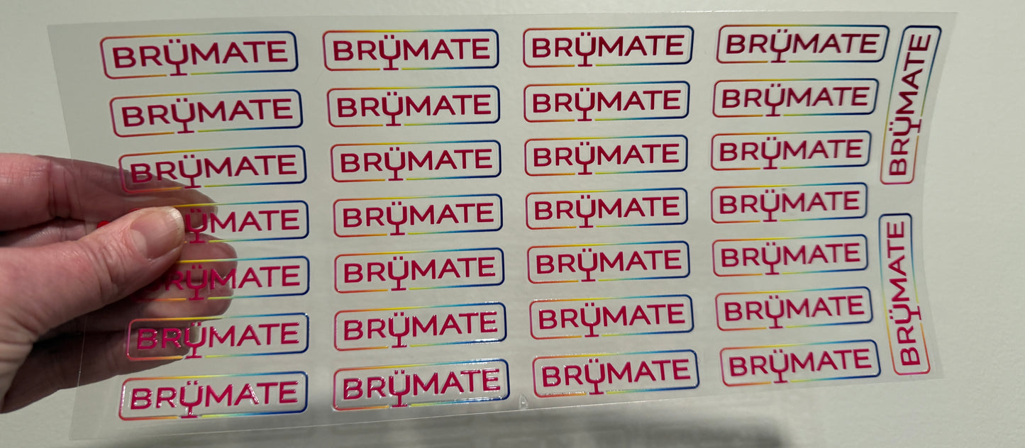 Y9 Br Logo Clip Sheet - Two to Three days lead time.