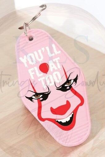 Keychain Float Horror UV DTF Decal