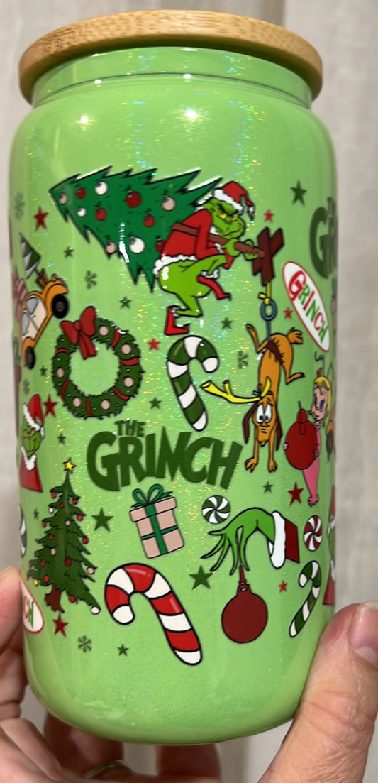 4B Christmas Grouch UV DTF Wrap