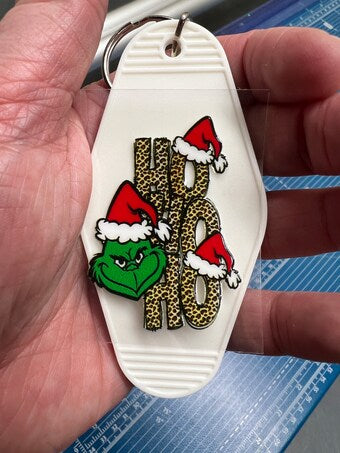 Keychain Christmas HoHoHo UV DTF Decal