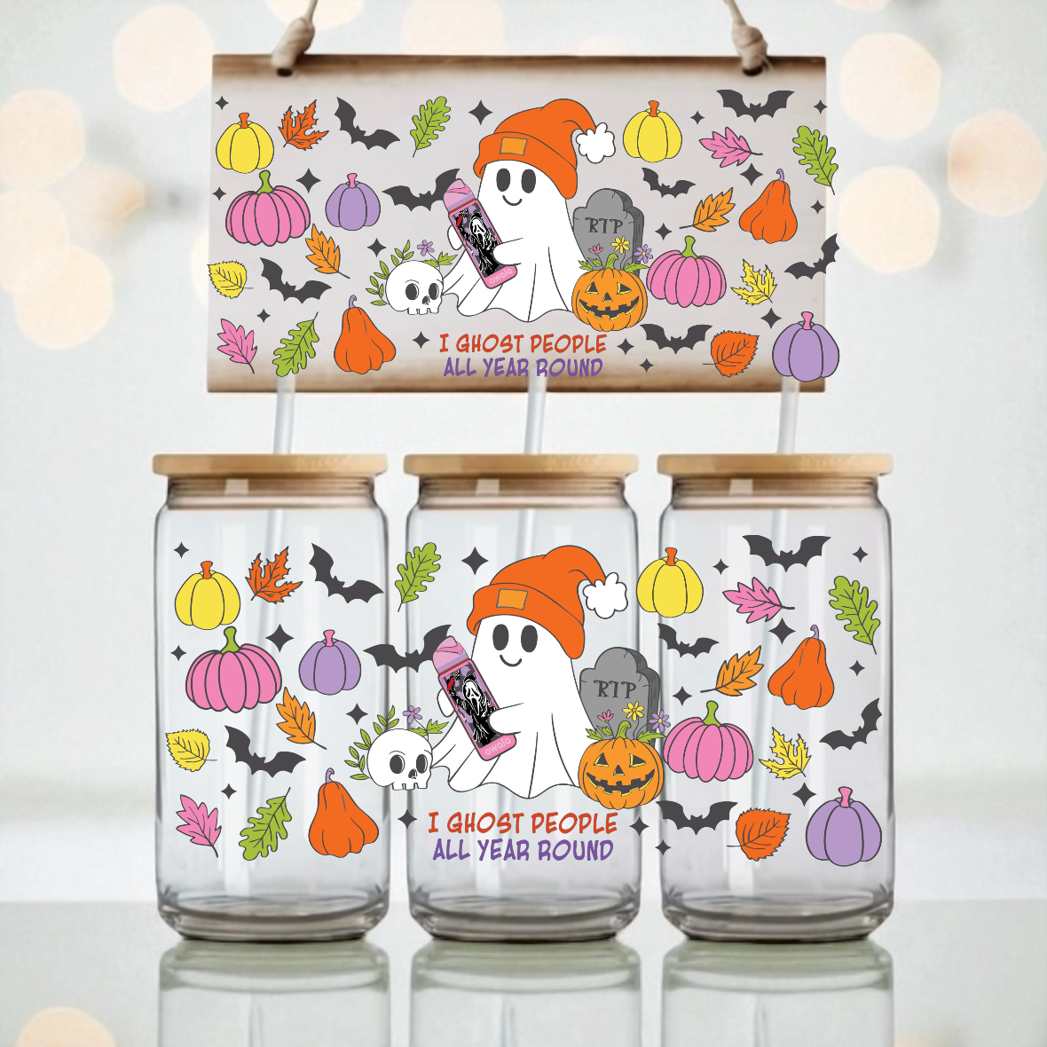 B1 Ghost People UV DTF Wrap