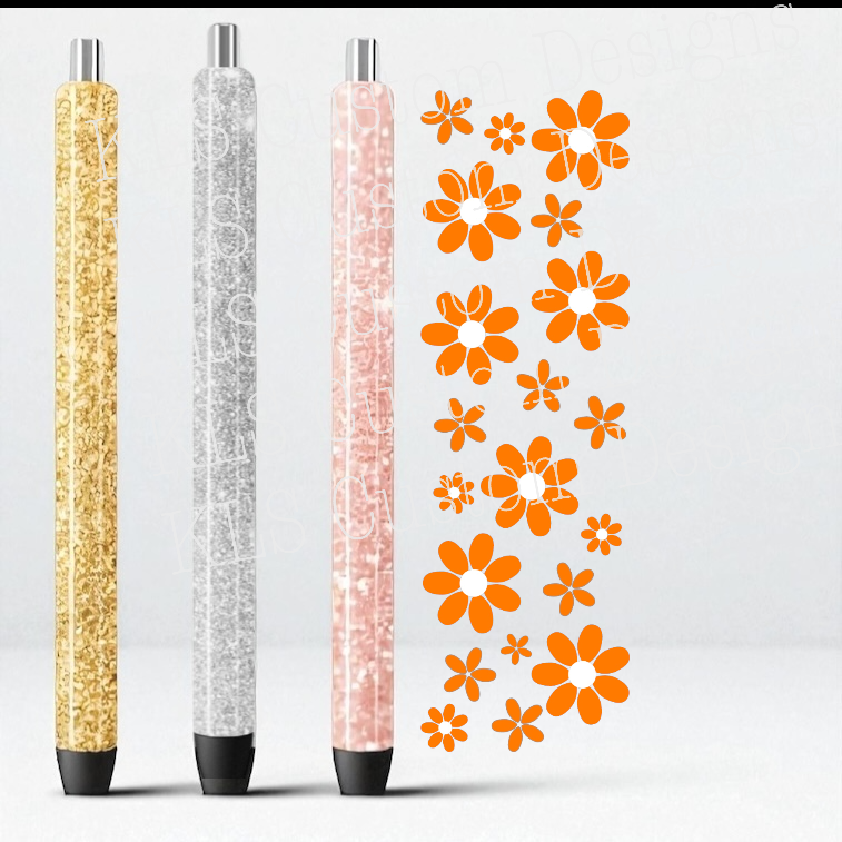 Summer Daisies UV DTF Pen Wrap