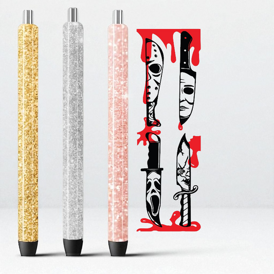 Halloween Knives UV DTF Pen Wrap