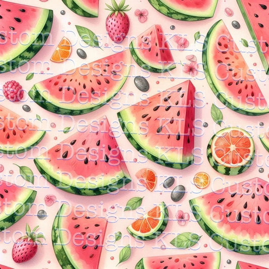Watermelon Slices 20 Oz Skinny Permanent Vinyl
