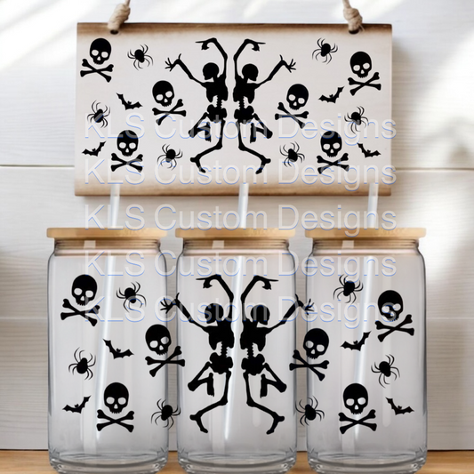 G1 Dancing Skeletons UV DTF Wrap