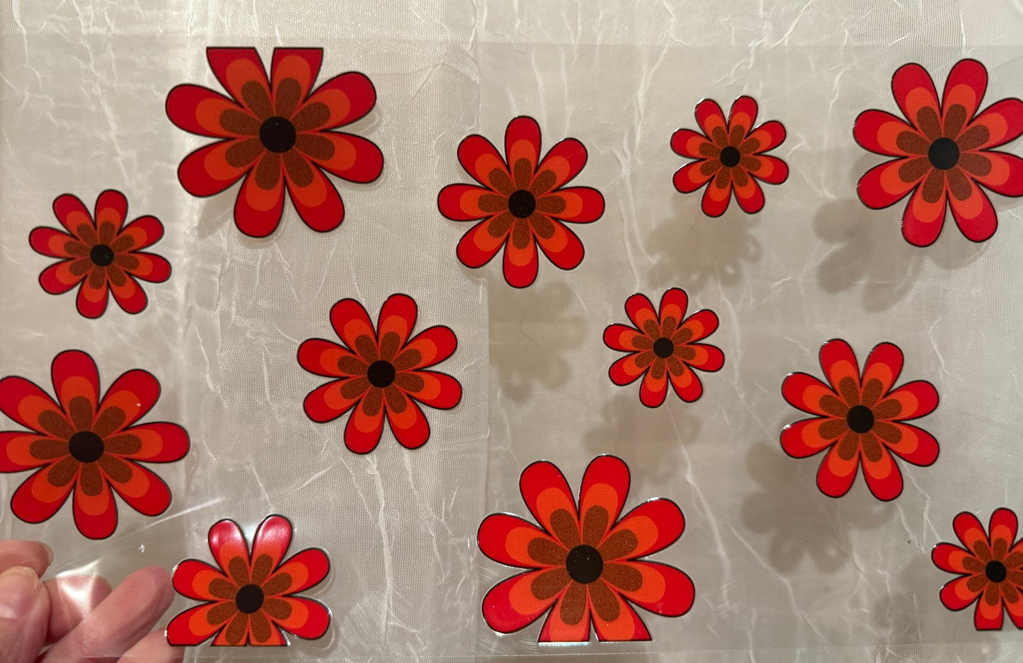 P3 Retro Daisies UV DTF Wrap