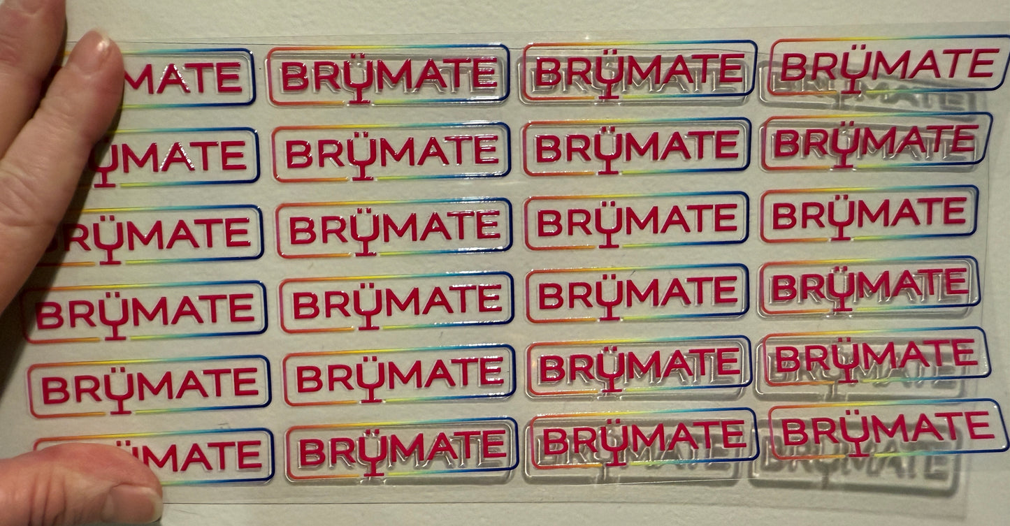 Y9 Br Logo Clip Sheet - Two to Three days lead time.