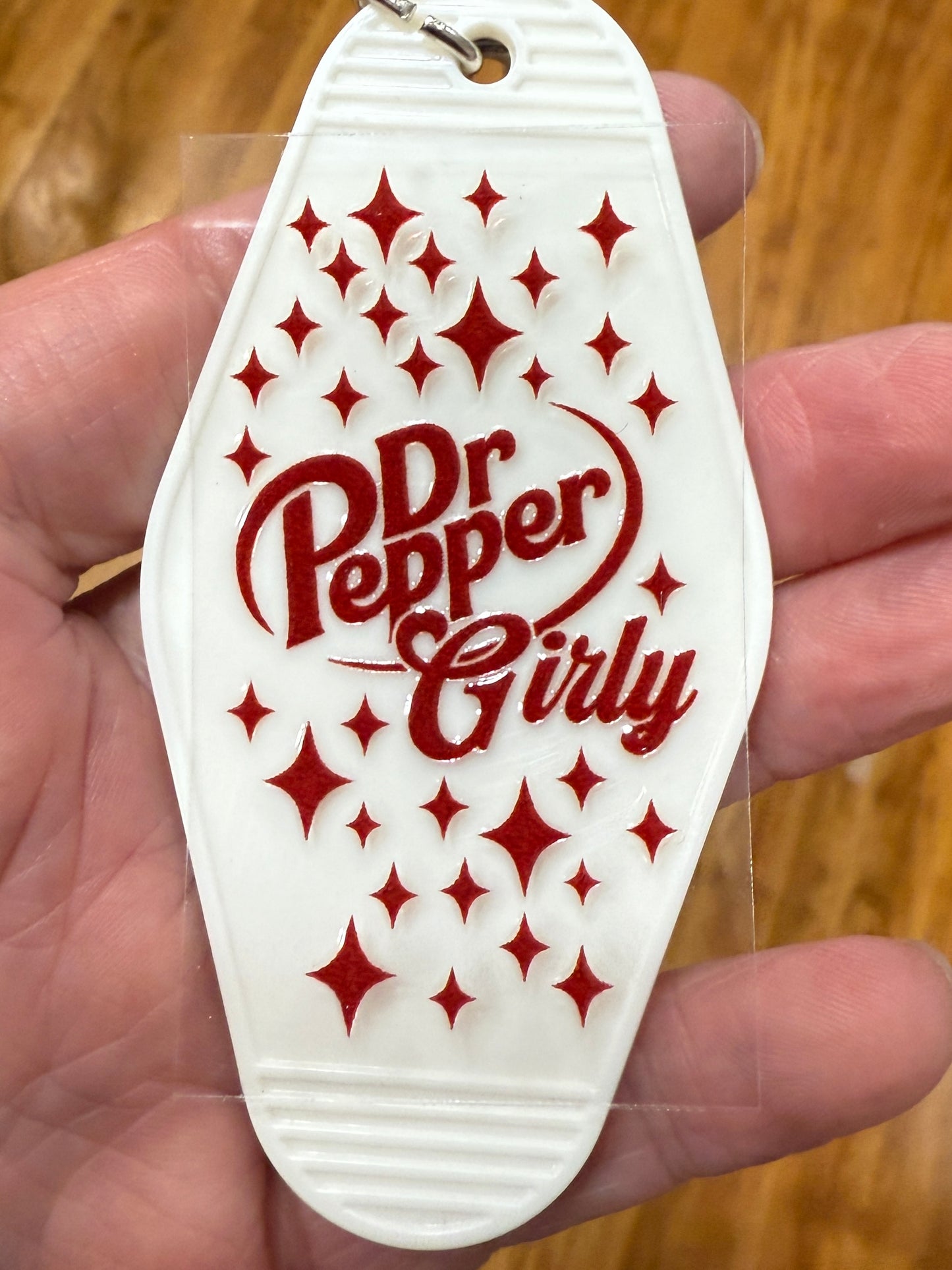 Keychain Diet Girly UV DTF Decal