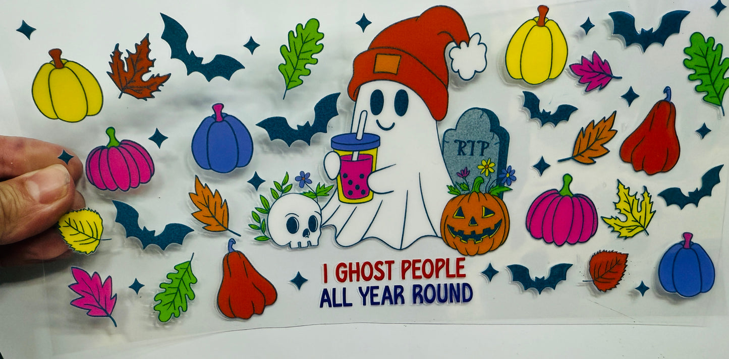 B1 Ghost People UV DTF Wrap