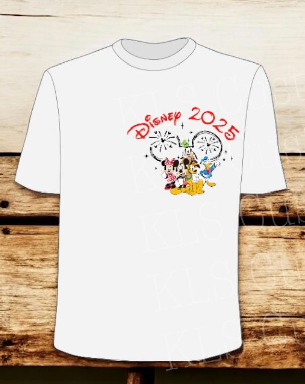 Vacation 2025 With (1) Pocket Ready To Press DTF Print