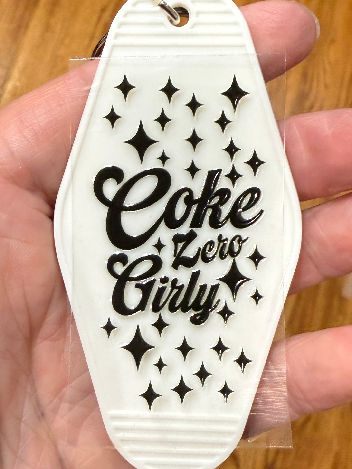 Keychain Diet Girly UV DTF Decal