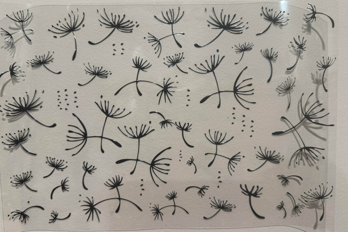 21R Dandelion Seeds Clip Sheet - this sheet is intended to be cut up and placed using your own creative style.