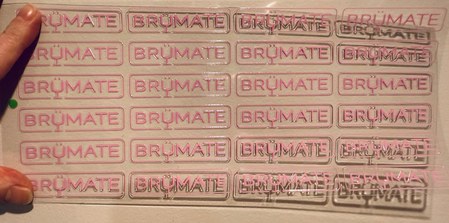 Y9 Br Logo Clip Sheet - Two to Three days lead time.