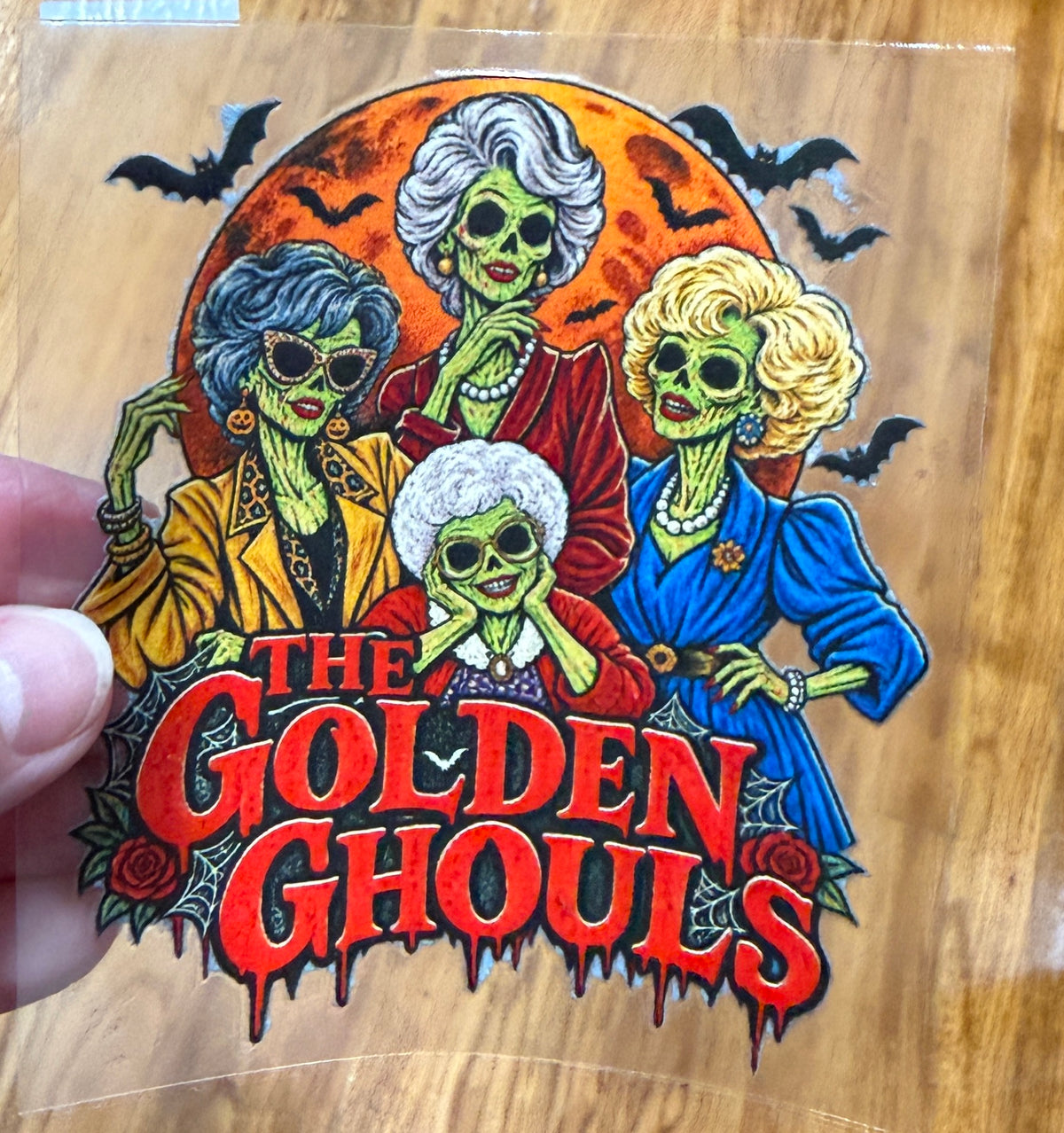 25B Golden Ghouls 4” Tall Decal