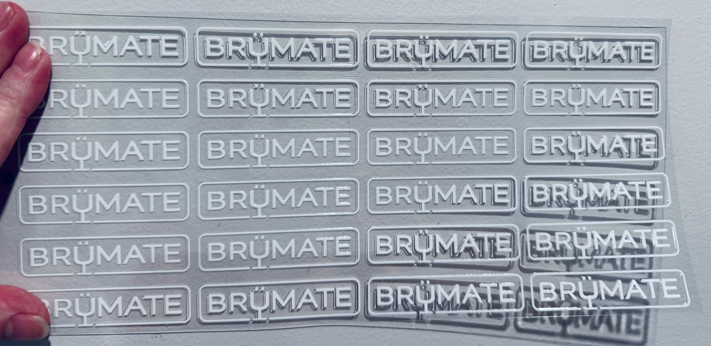 Y9 Br Logo Clip Sheet - Two to Three days lead time.