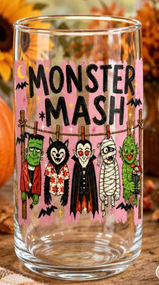 25Y Vintage Halloween Monsters 4” Tall Decal