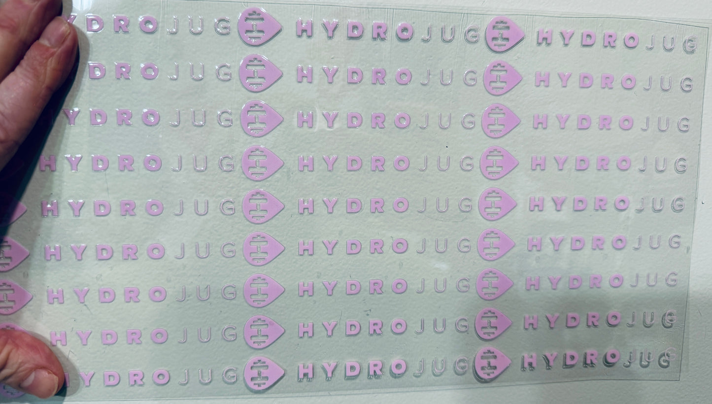 B8 HJ Logo Clip Sheet - Two to Three days lead time.