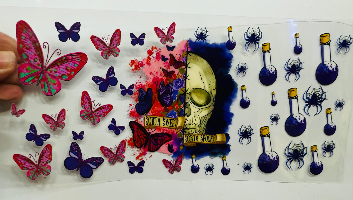 P8 Sorta Sweet Sorta Spooky  UV DTF Wrap