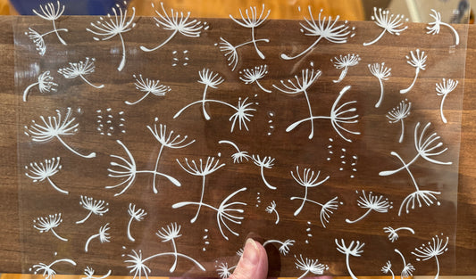 21R Dandelion Seeds Clip Sheet - this sheet is intended to be cut up and placed using your own creative style.