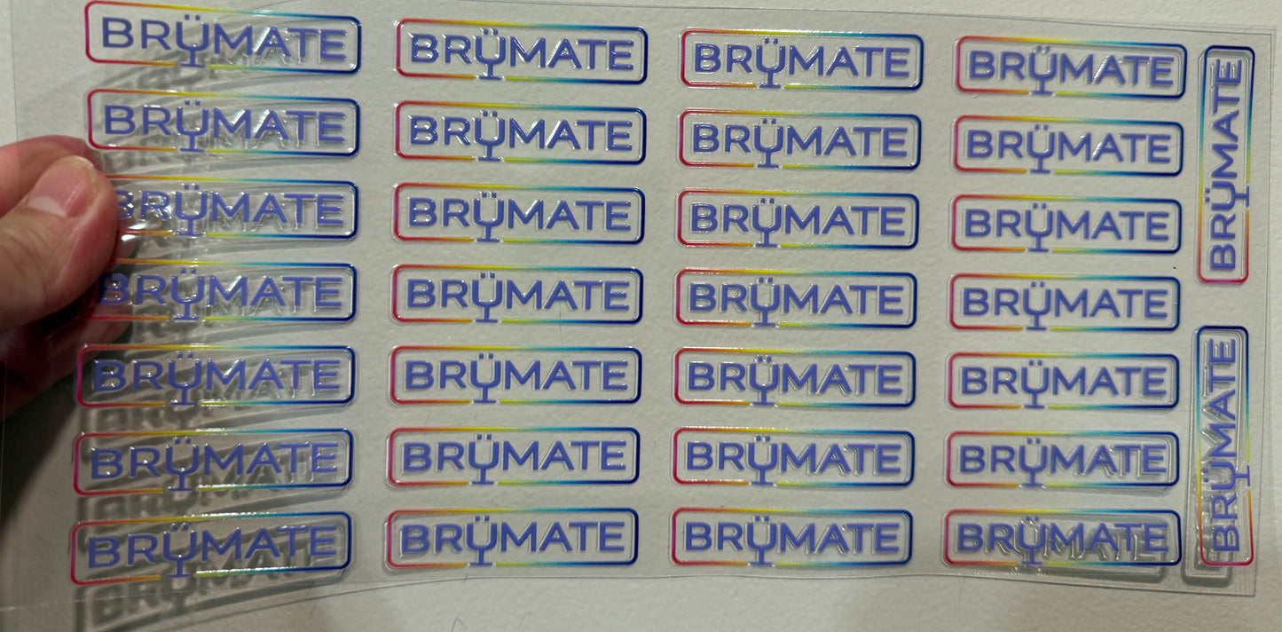 Y9 Br Logo Clip Sheet - Two to Three days lead time.