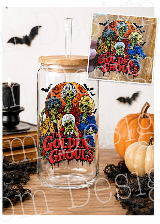 Golden Ghouls 4” Tall Decal