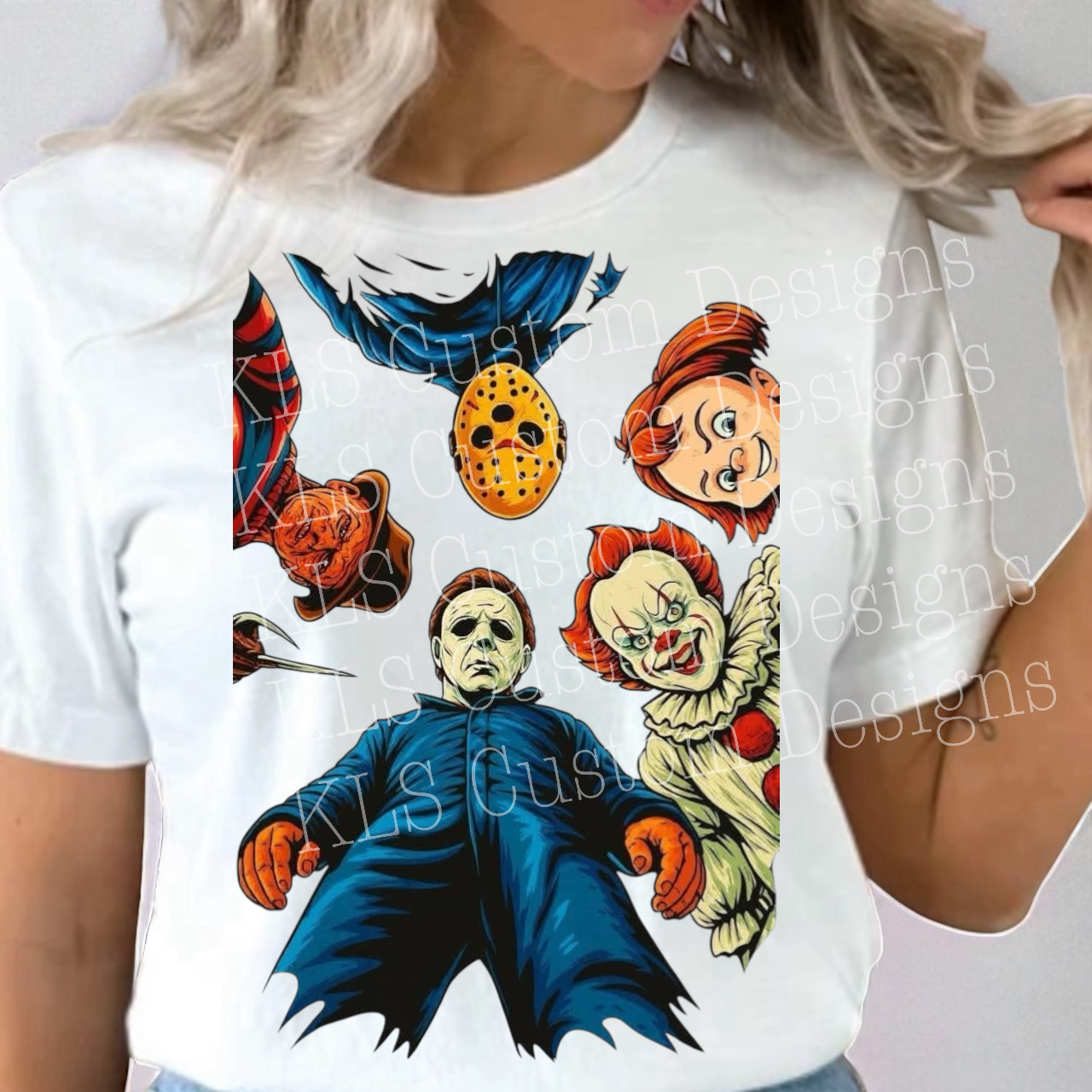 Horror Looking Down Ready To Press DTF Print