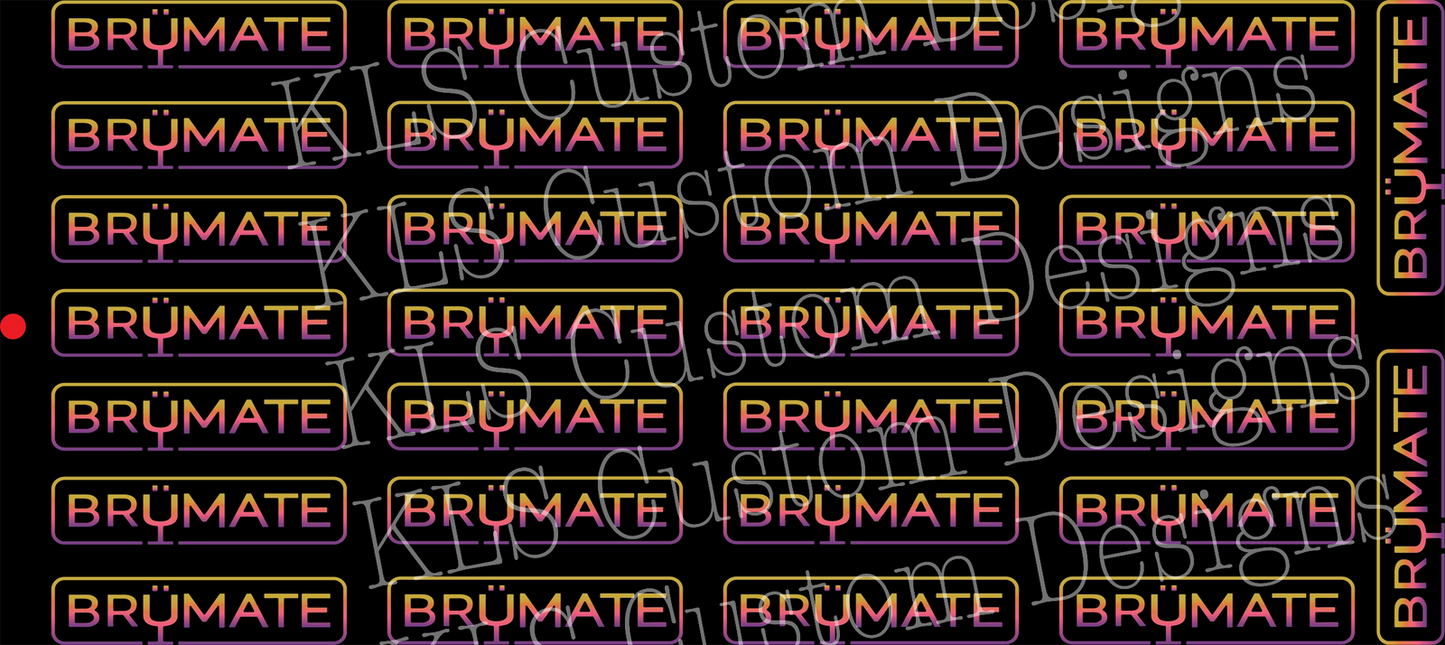 Y9 Br Logo Clip Sheet - Two to Three days lead time.