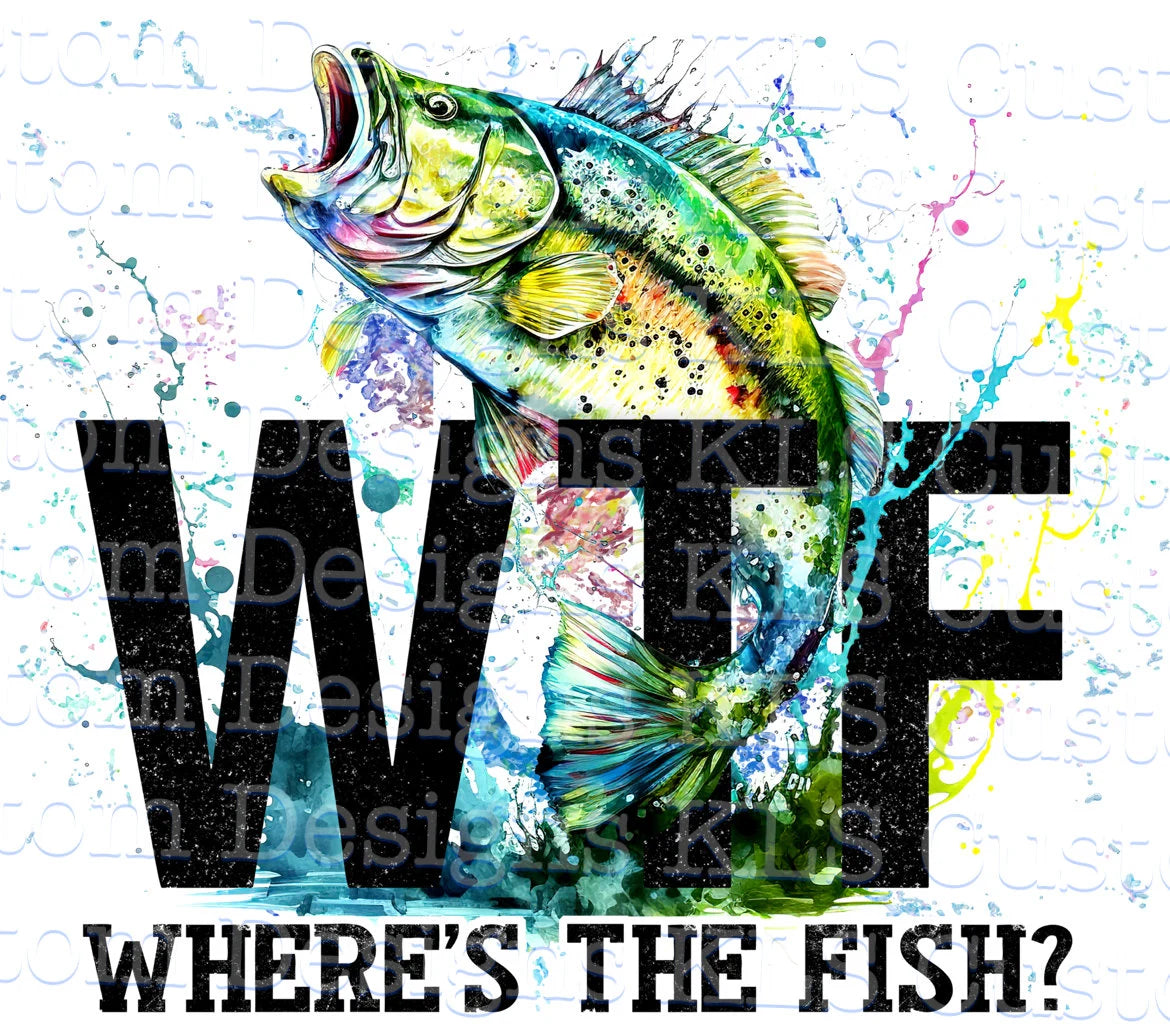 Where’s The Fish (WTF) DTF Ready To Press