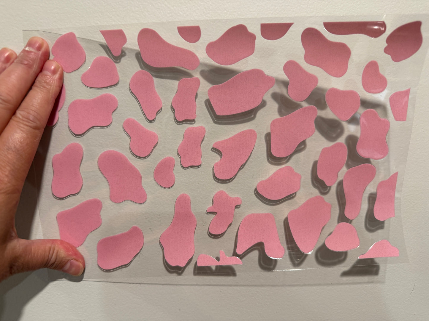 Cow Print Clip Sheet - this sheet is intended to be cut up and placed using your own creative style.