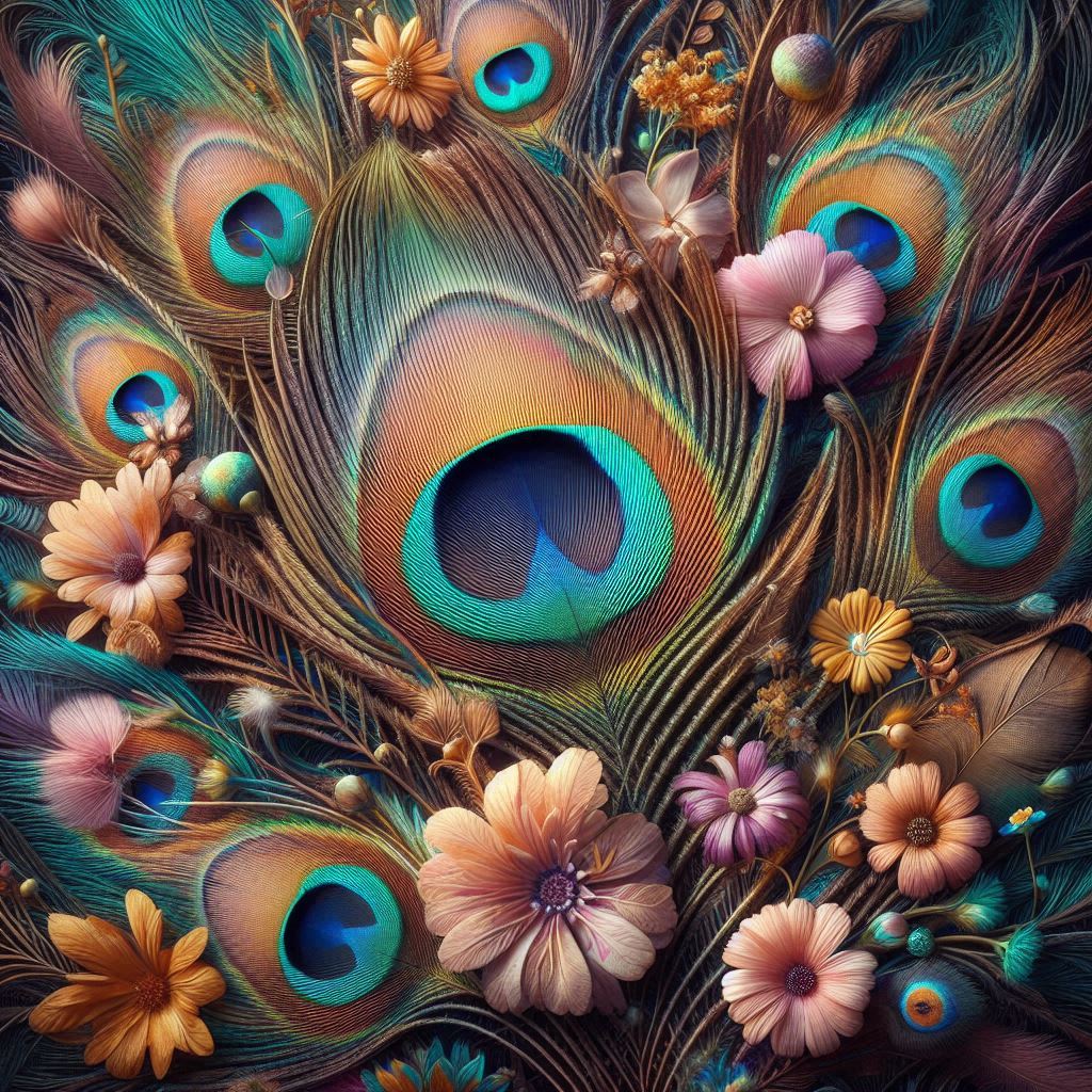 Peacock Feathers 20 Oz Skinny Permanent Vinyl