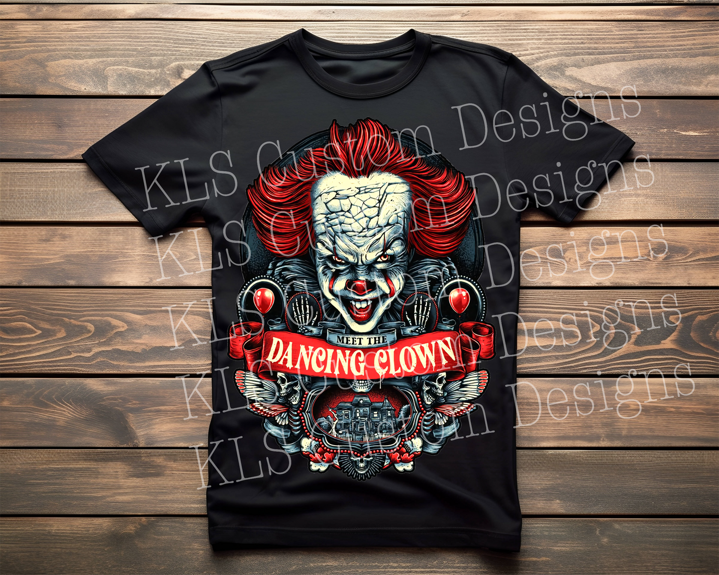 Halloween Clown Ready To Press DTF Print