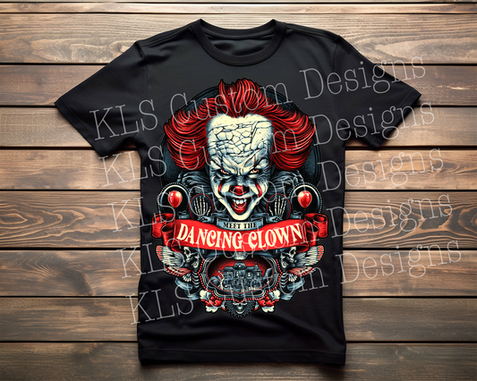 Halloween Clown Ready To Press DTF Print