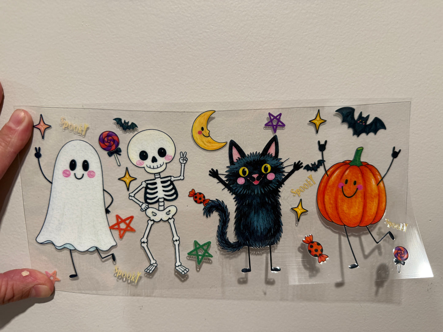 Spooky Season Cute UV DTF Wrap
