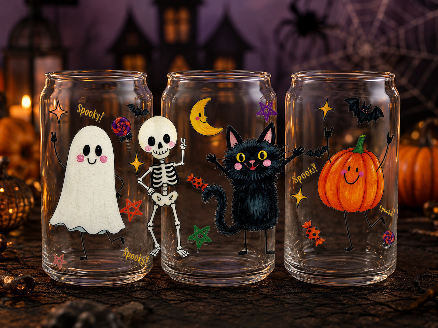 Spooky Season Cute UV DTF Wrap