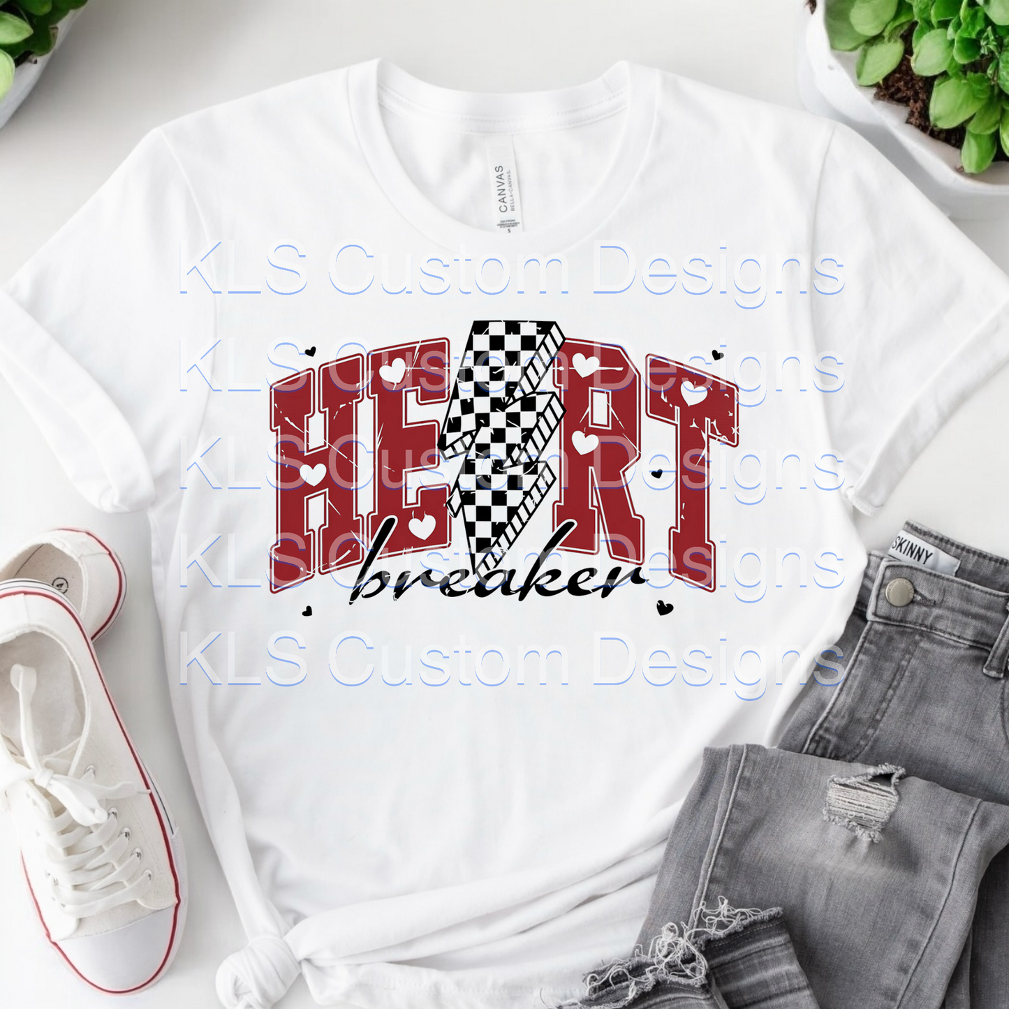 Heart Breaker Valentine Ready To Press DTF Print