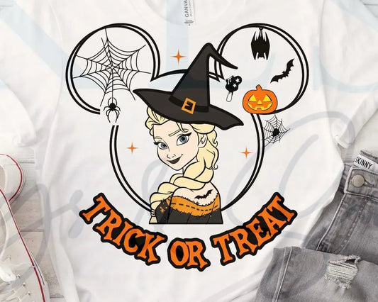 Trick Or Treat Halloween Ready To Press DTF Print