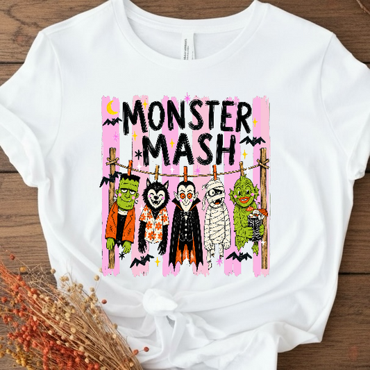 Vintage Halloween Monsters Ready To Press DTF Print