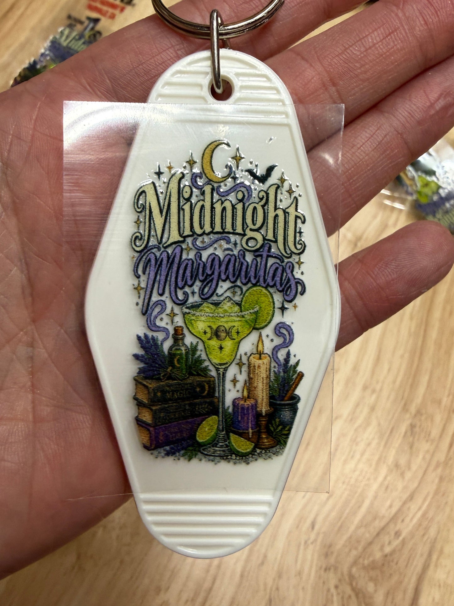 Keychain Midnight Margaritas UV DTF Decal