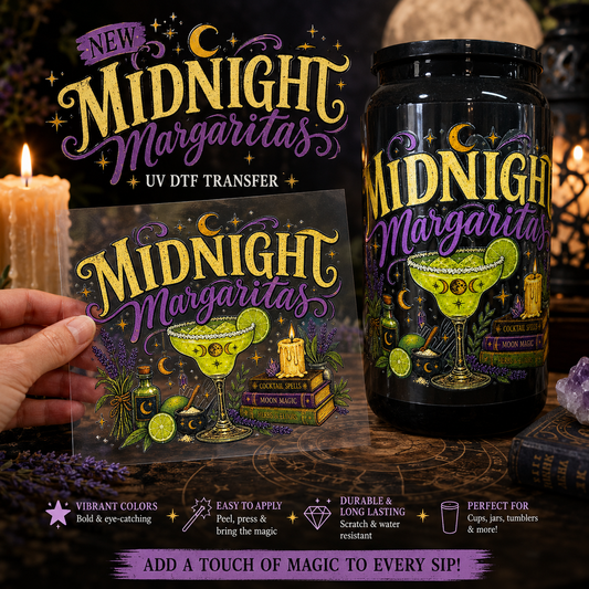 Midnight Margaritas 4” Tall Decal