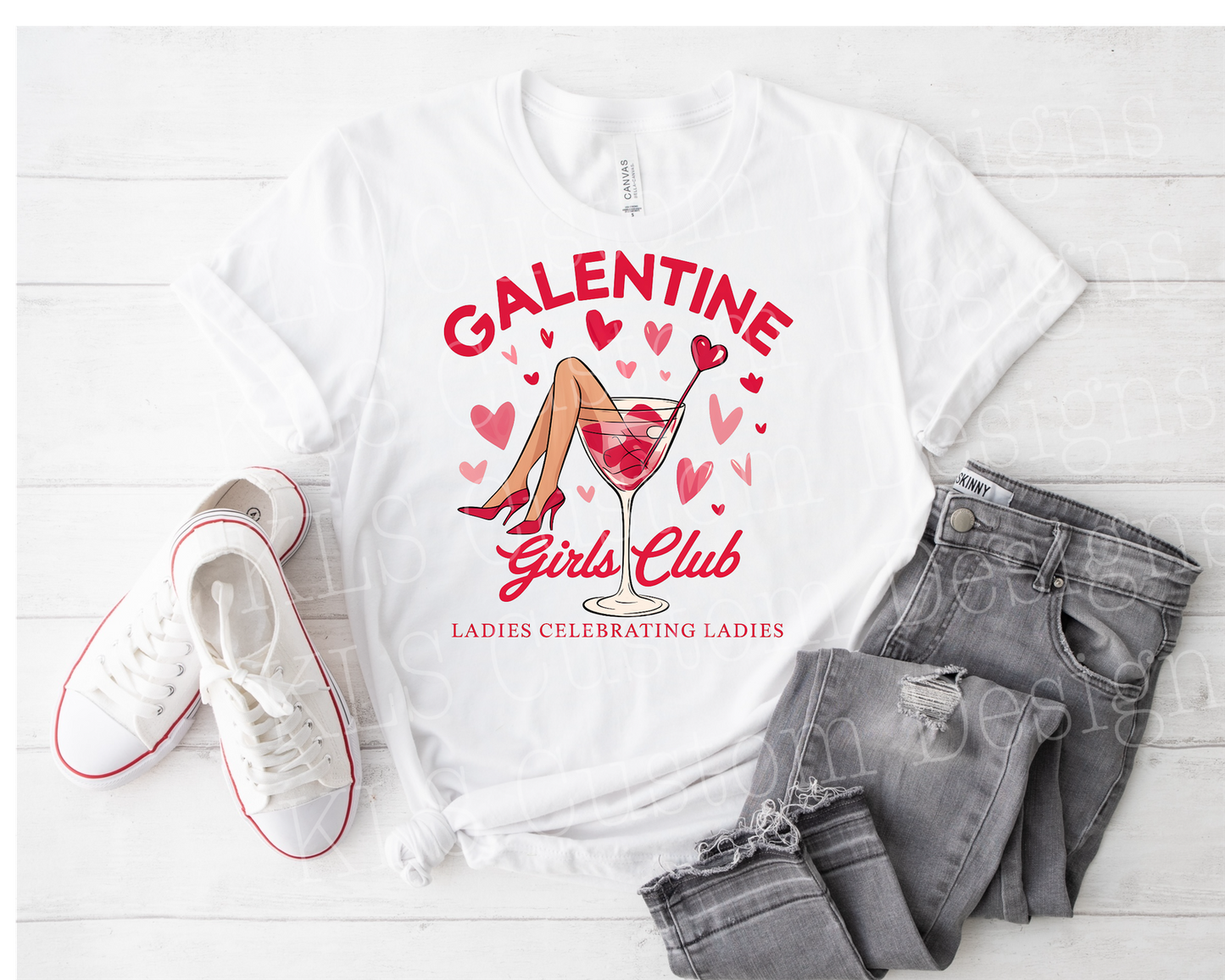 Galentine Girls Club Ready To Press DTF Print
