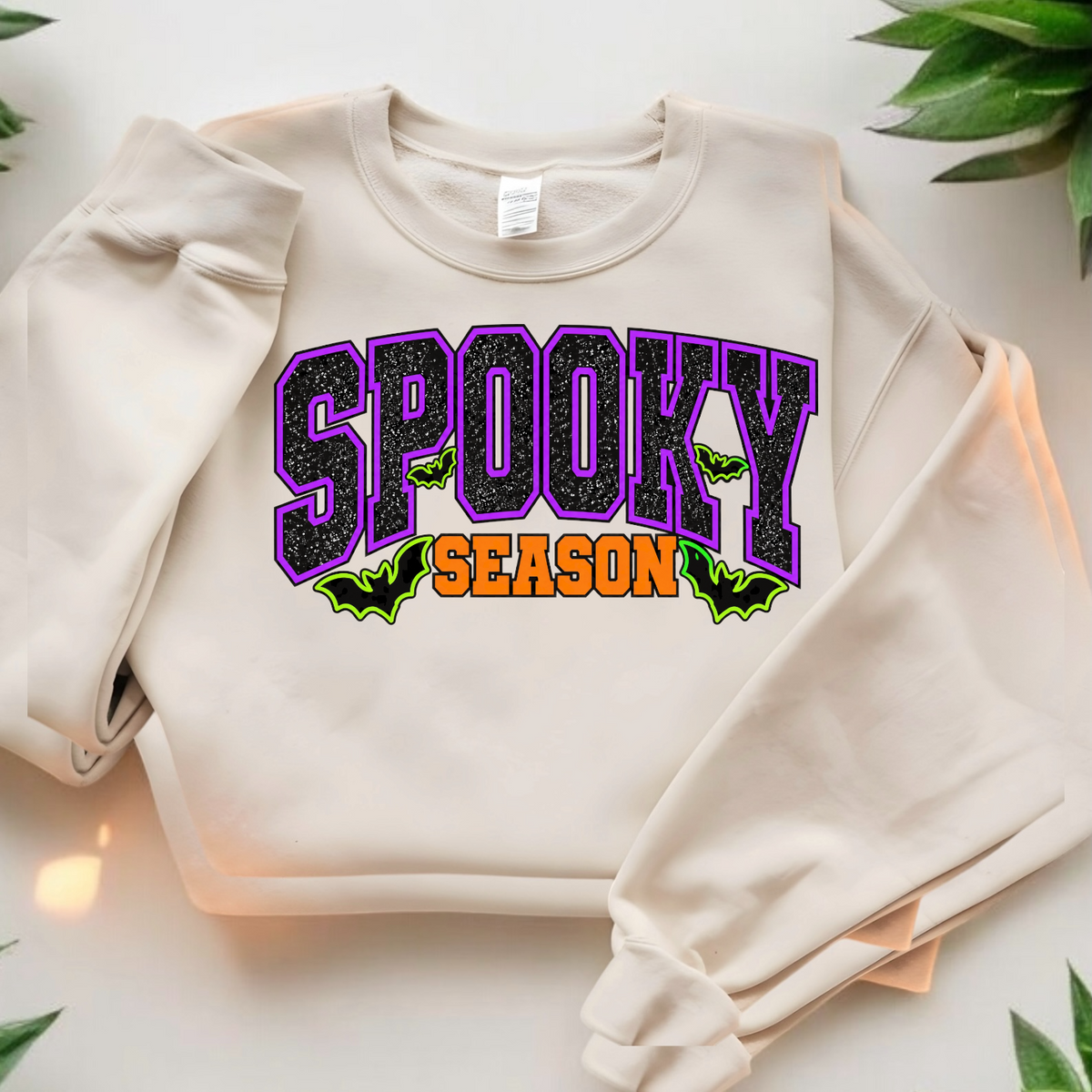 Faux Glitter Spooky Season Ready To Press DTF Print