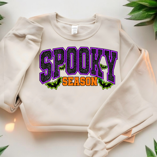 Faux Glitter Spooky Season Ready To Press DTF Print