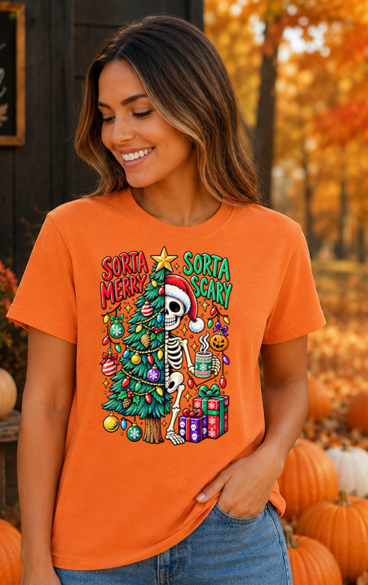 Sorta Merry Sorta Scary Ready To Press DTF Print