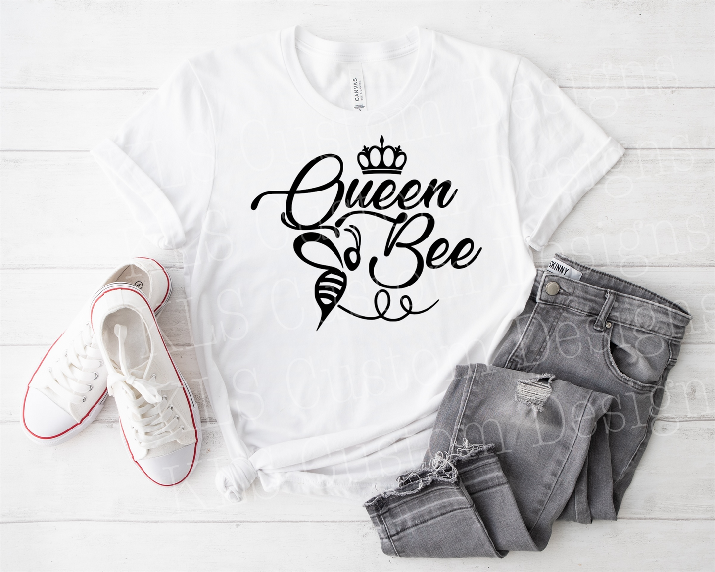 Queen Bee Ready To Press DTF Print