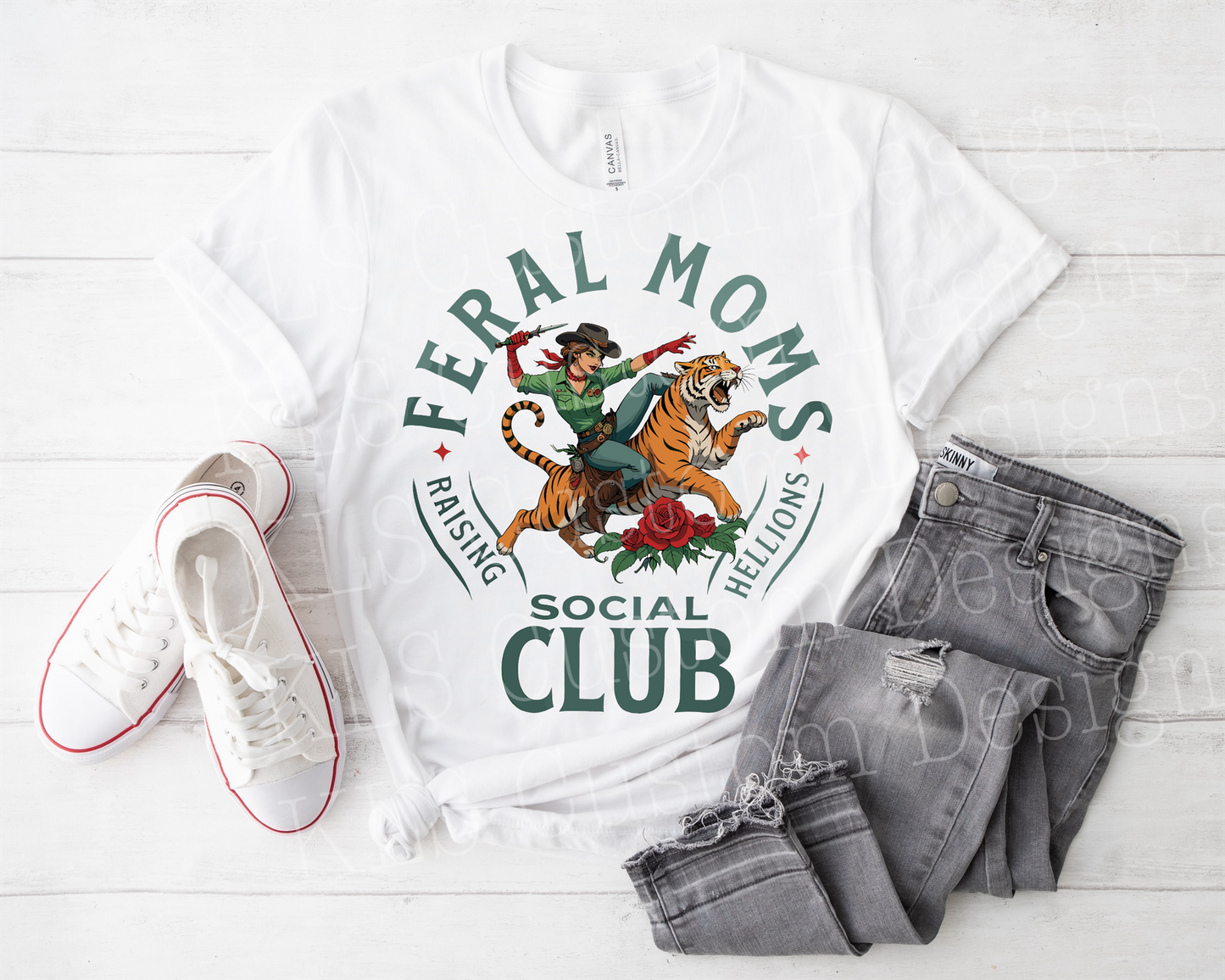 Feral Mom Ready To Press DTF Print